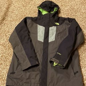 North Face Boys Coat with Removable Fleece Liner-Waterproof